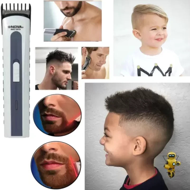 Portable Hair Clipper and/or Shaver Trimmer Beard 3915 Bivolt Rechargeable-IMMEDIATE SHIP TO ALL BRAZIL