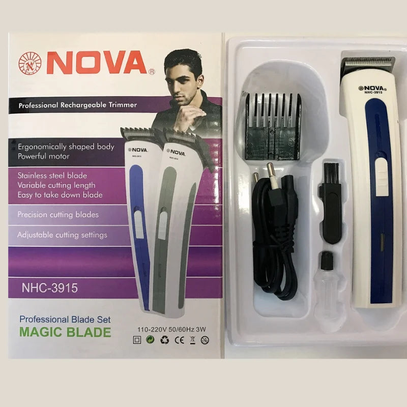 Portable Hair Clipper and/or Shaver Trimmer Beard 3915 Bivolt Rechargeable-IMMEDIATE SHIP TO ALL BRAZIL